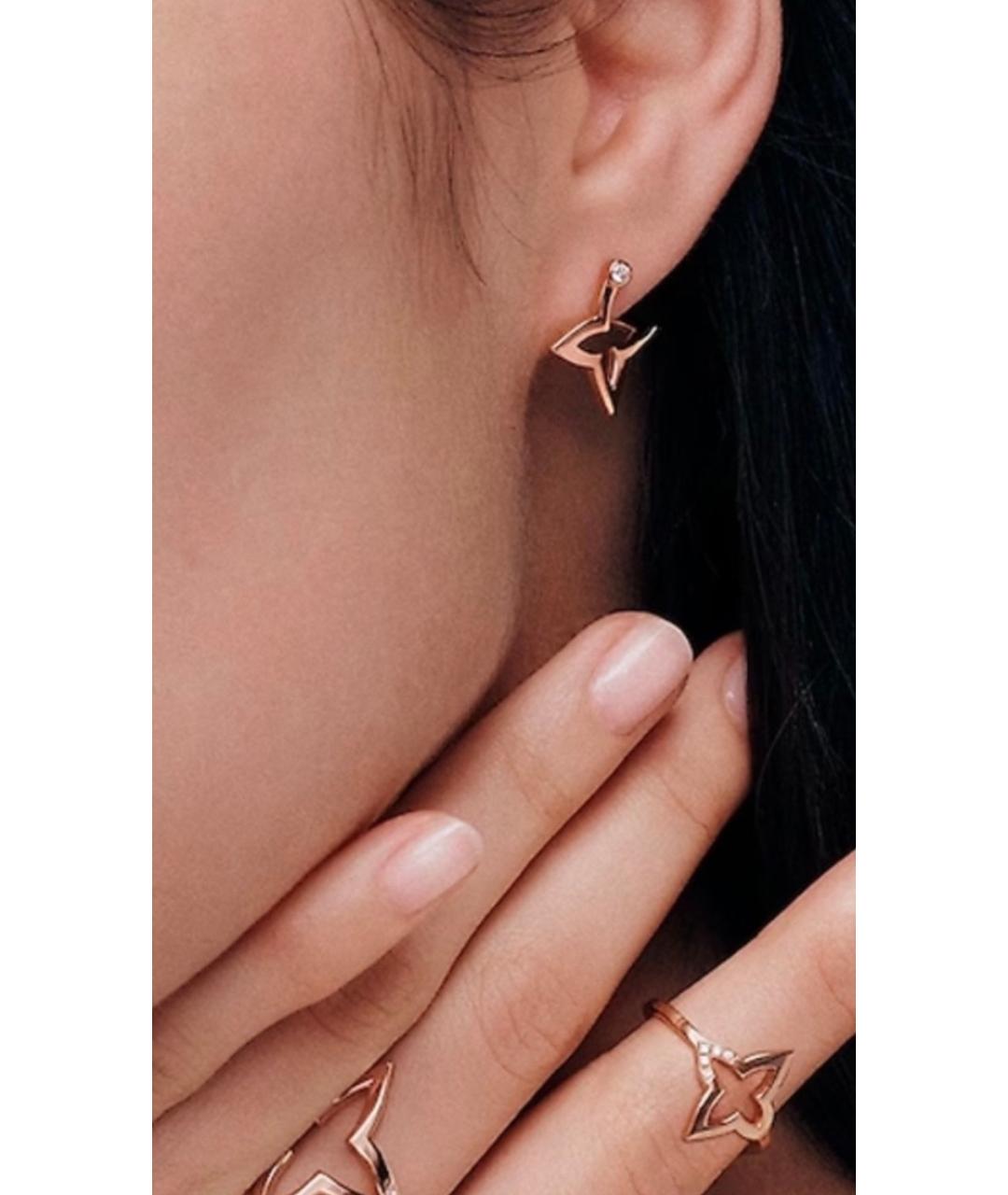 LOUIS VUITTON Розовые серьги из розового золота, фото 8