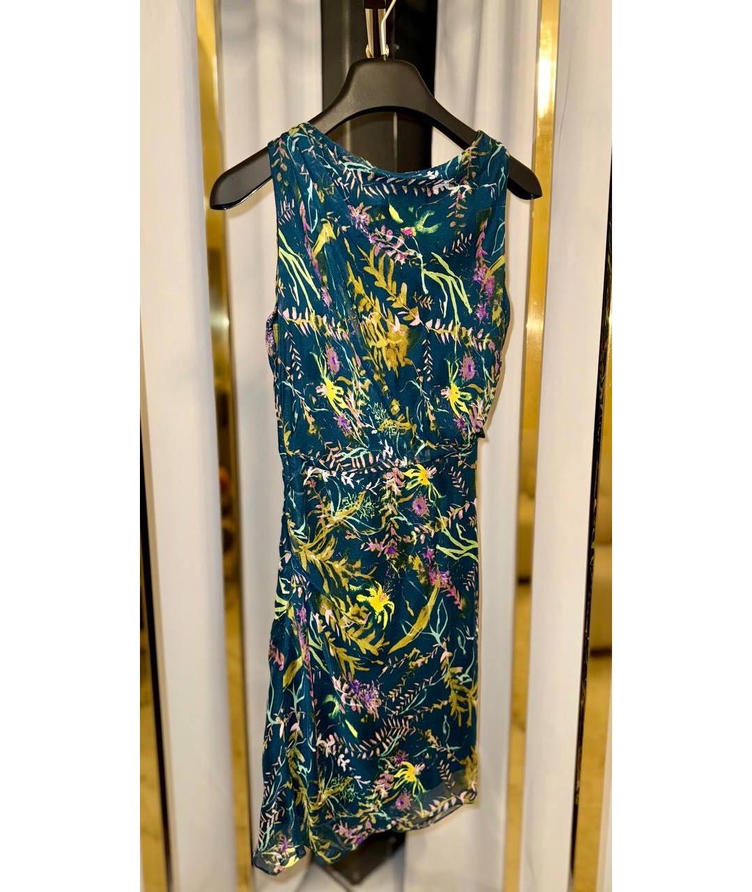 DIANE VON FURSTENBERG Мульти шелковое коктейльное платье, фото 2