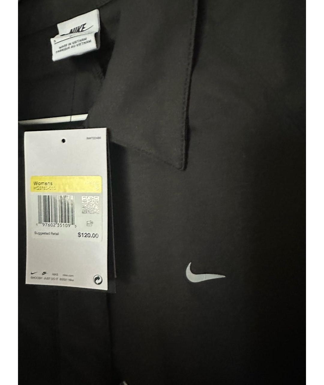 NIKE Черная полиэстеровая куртка, фото 4