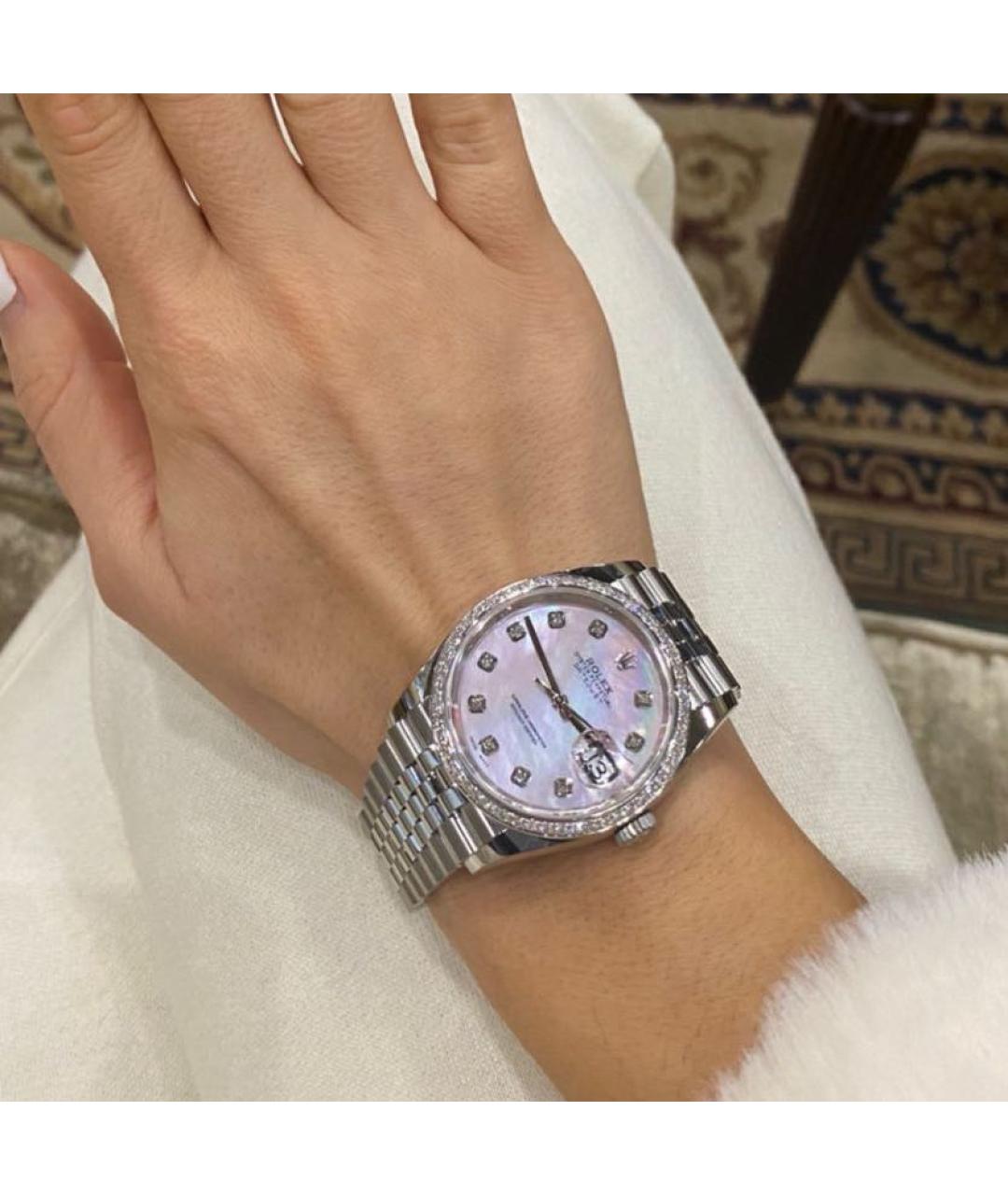 ROLEX Белые часы, фото 5
