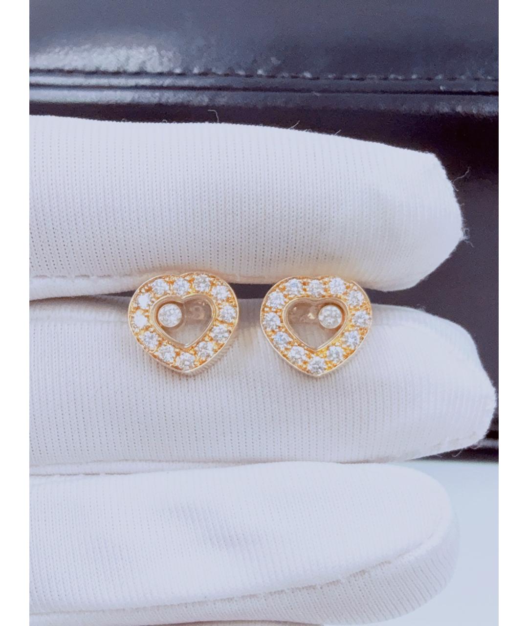 CHOPARD Золотые серьги из желтого золота, фото 3