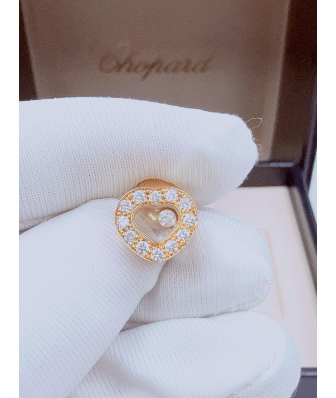 CHOPARD Золотые серьги из желтого золота, фото 5