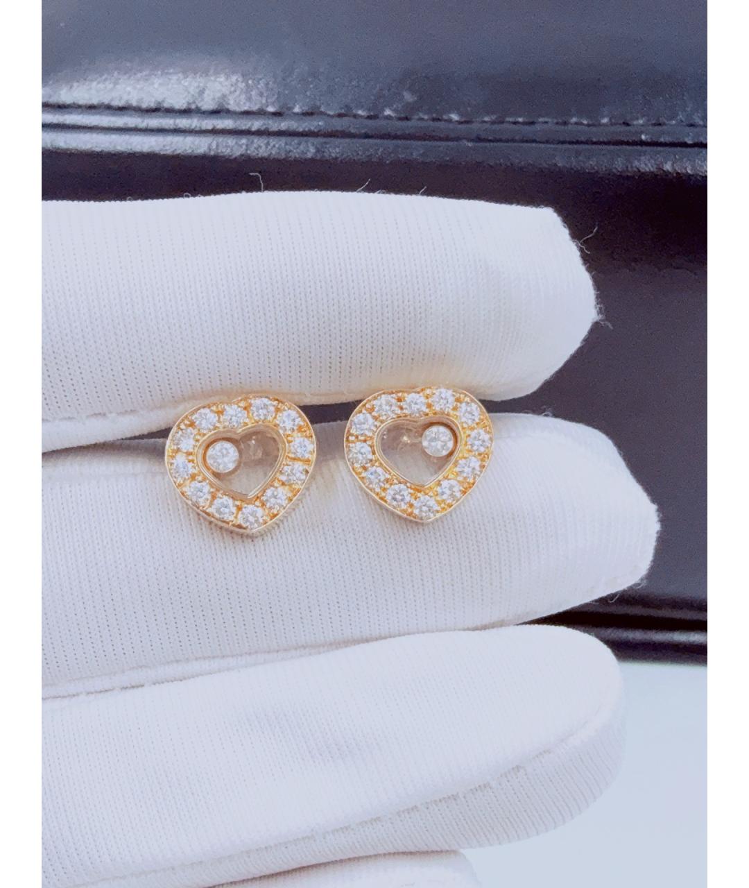 CHOPARD Золотые серьги из желтого золота, фото 9