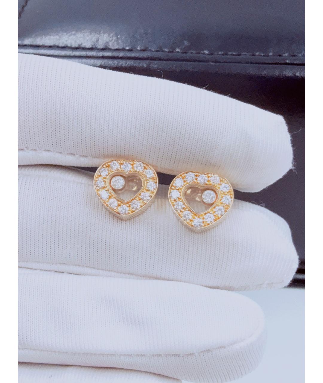 CHOPARD Золотые серьги из желтого золота, фото 2