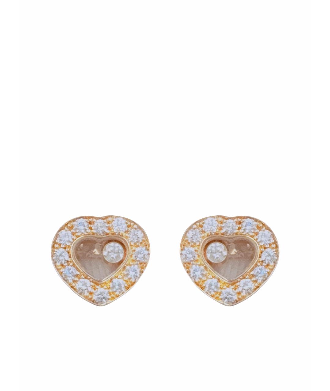 CHOPARD Золотые серьги из желтого золота, фото 1