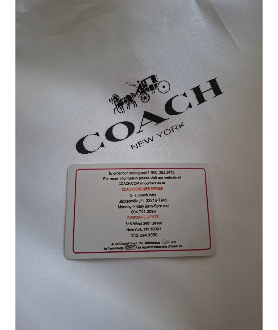 COACH Коричневая сумка тоут, фото 5