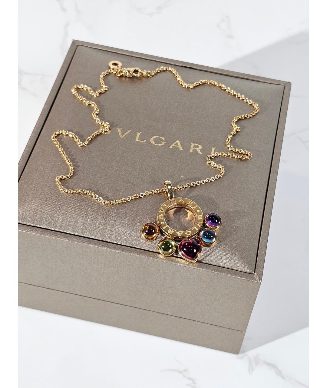 BVLGARI Золотое колье из желтого золота, фото 3