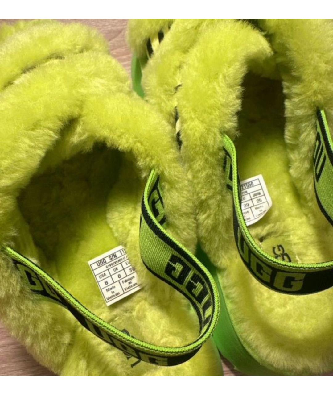 UGG AUSTRALIA Зеленые сандалии, фото 2