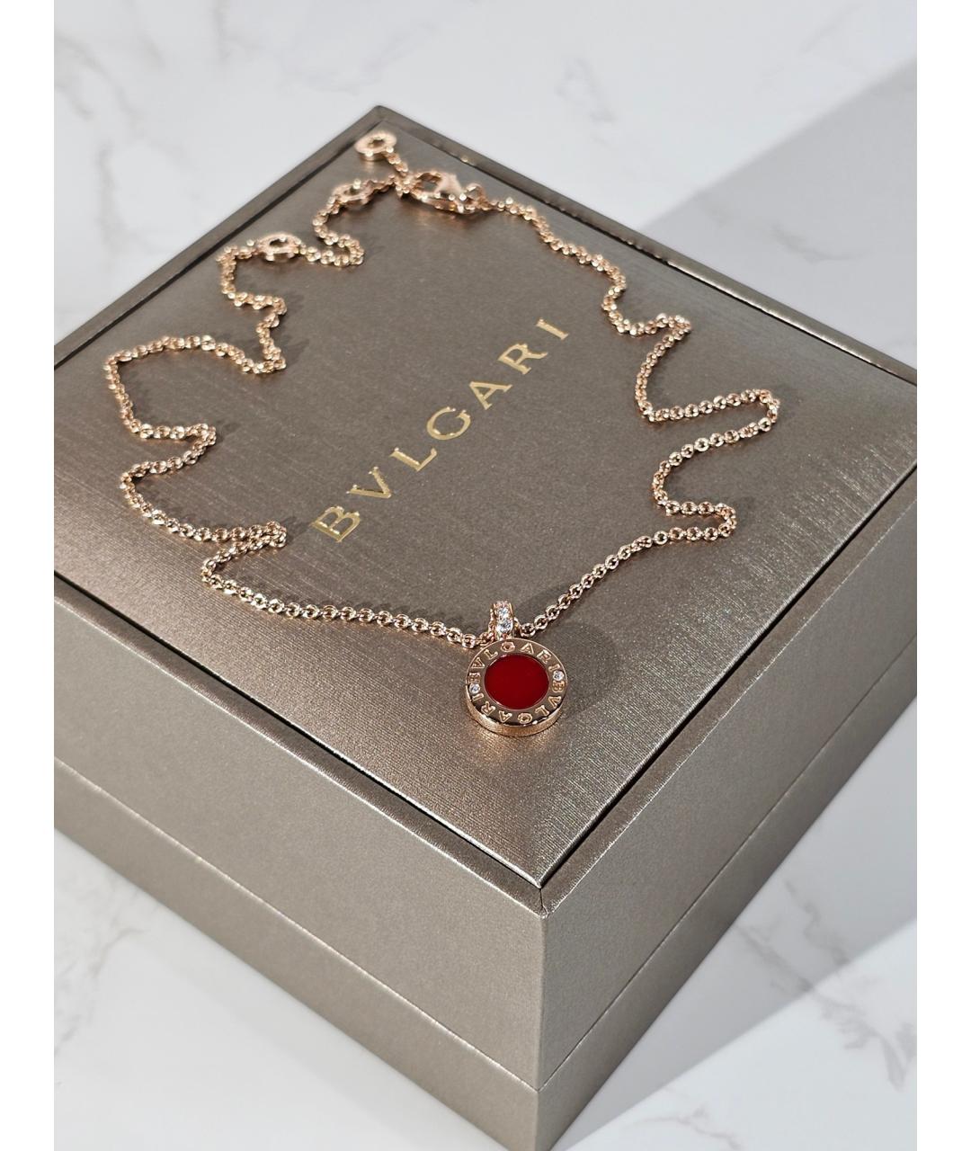 BVLGARI Золотое колье из розового золота, фото 2