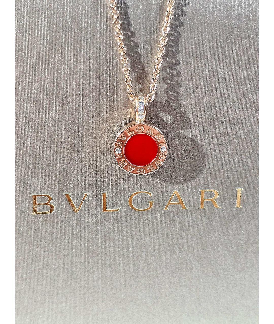 BVLGARI Золотое колье из розового золота, фото 6
