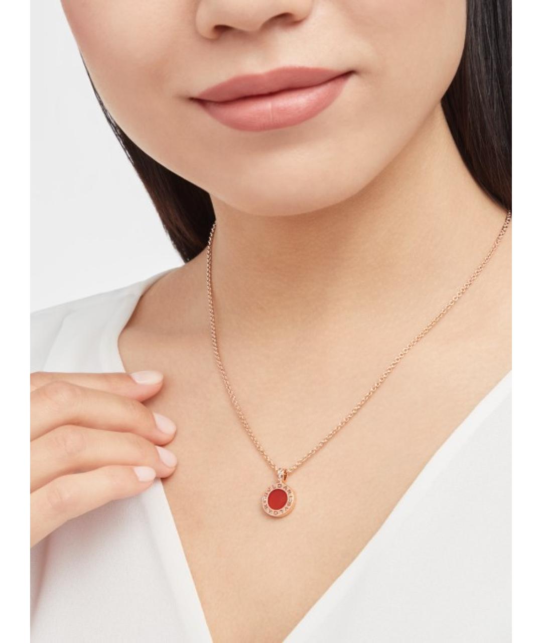 BVLGARI Золотое колье из розового золота, фото 5