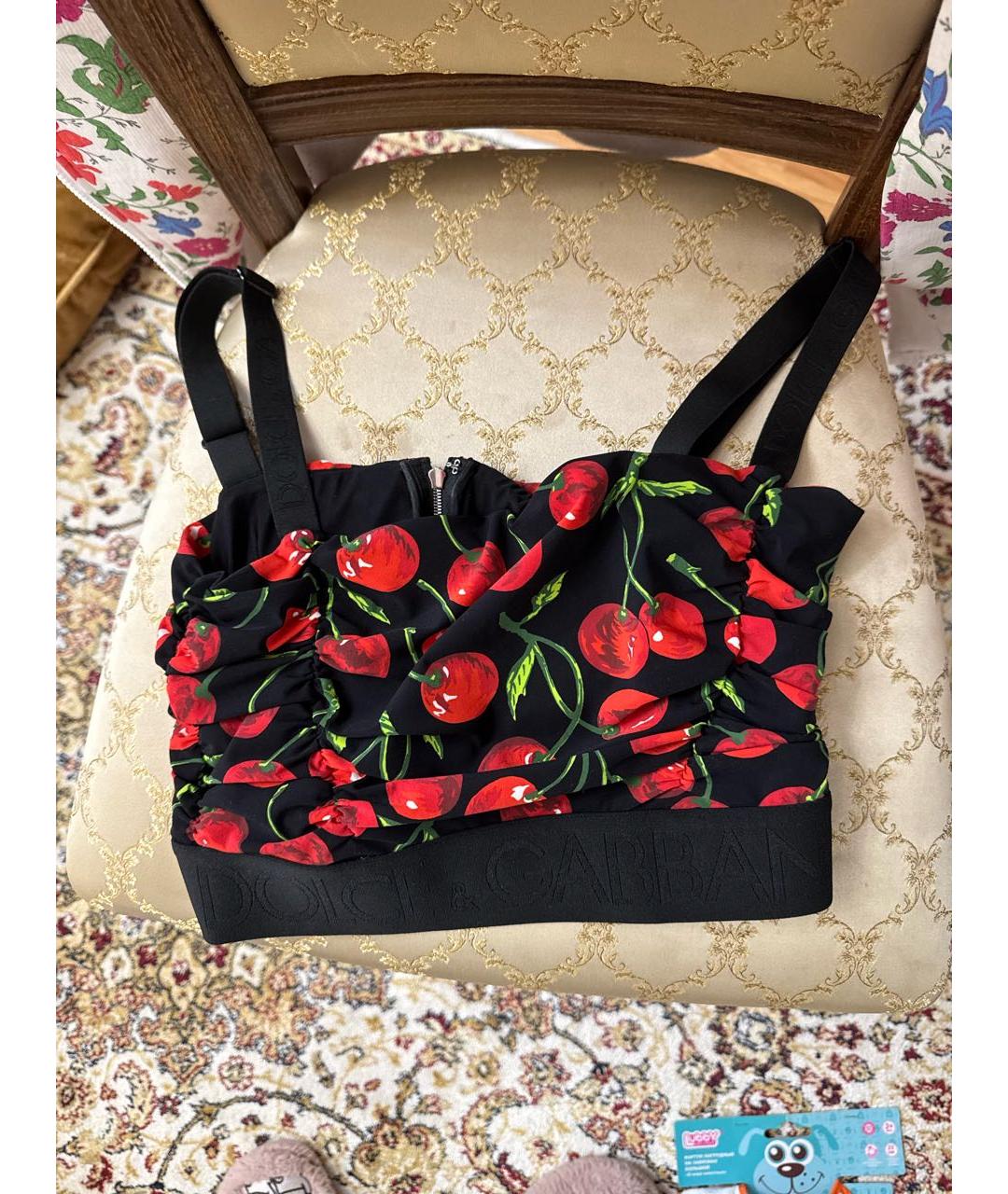 DOLCE&GABBANA Черный костюм с юбками, фото 5