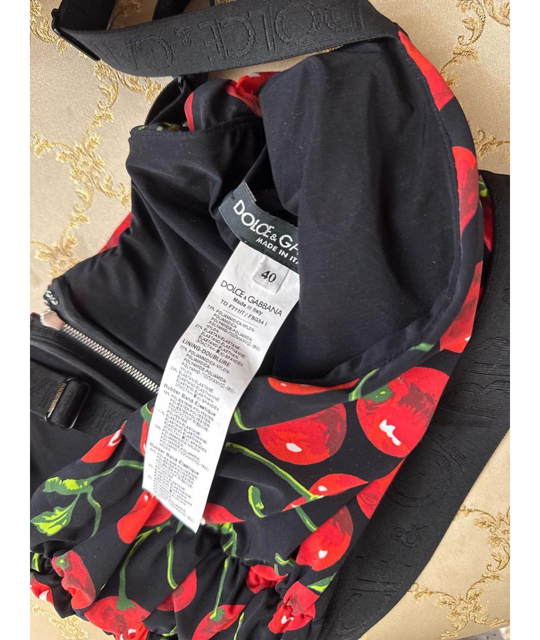 DOLCE&GABBANA Черный костюм с юбками, фото 4