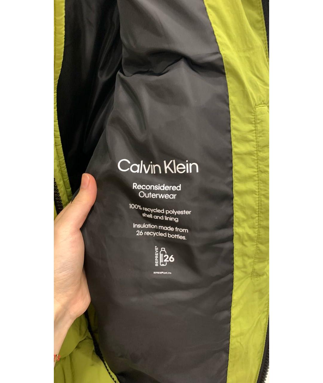 CALVIN KLEIN Зеленая куртка, фото 6