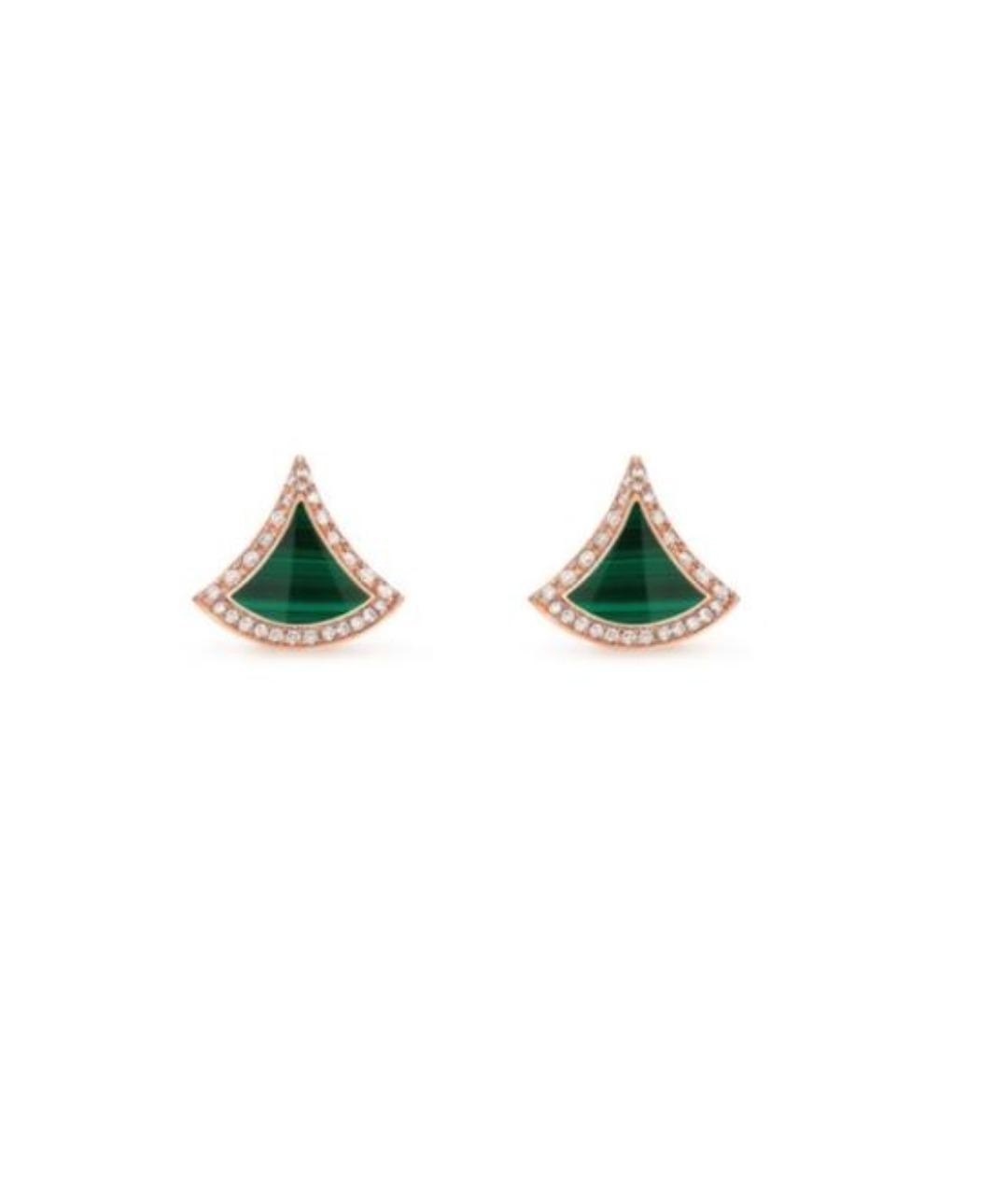 BVLGARI Золотые серьги из розового золота, фото 1