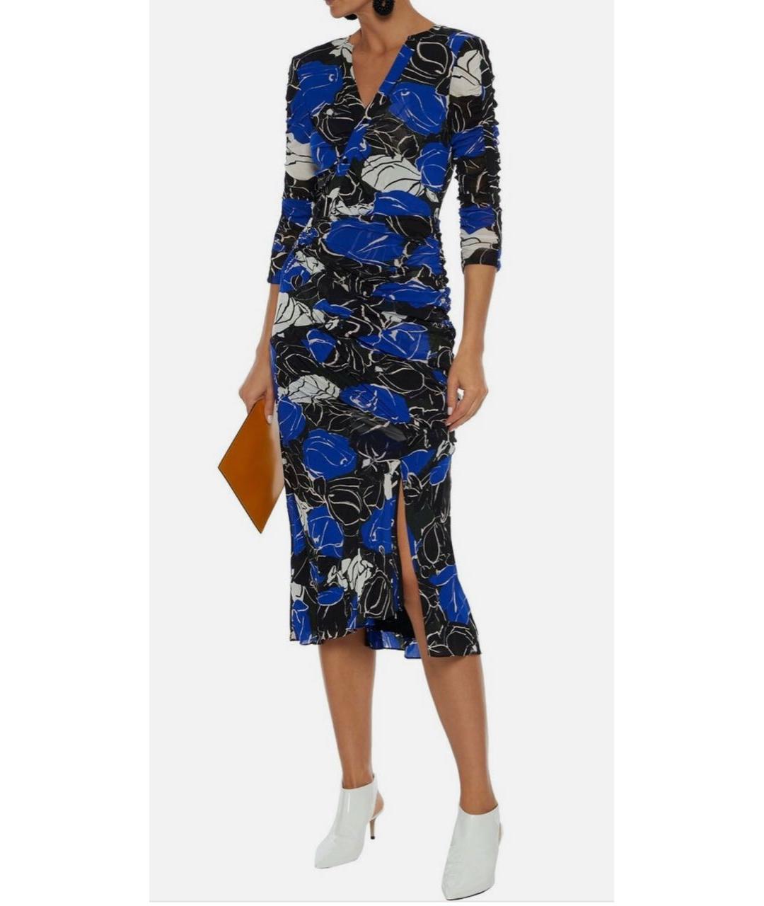 DIANE VON FURSTENBERG Мульти повседневное платье, фото 3