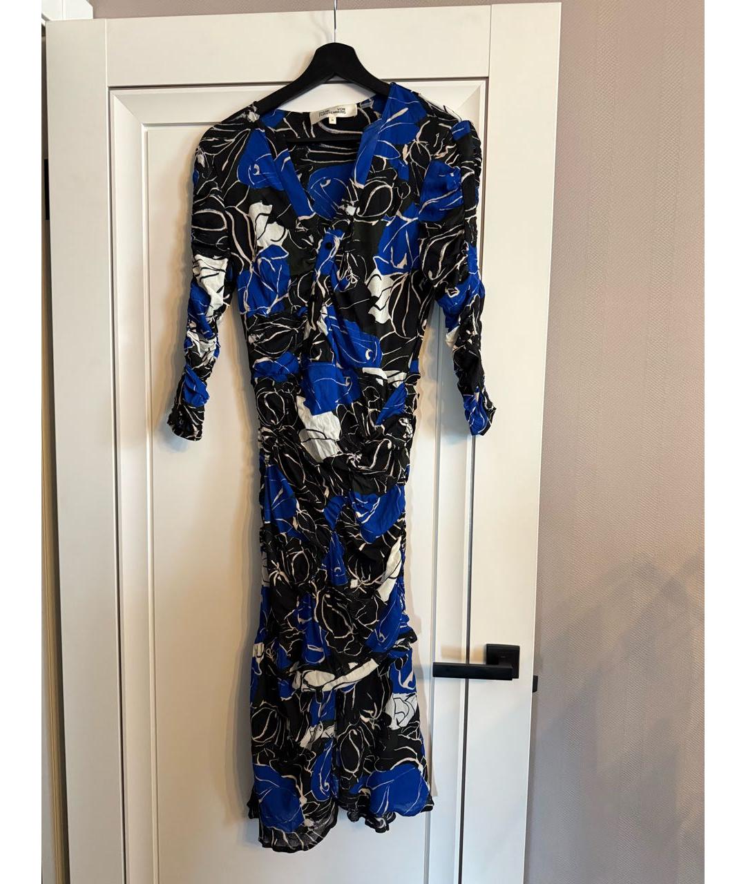 DIANE VON FURSTENBERG Мульти повседневное платье, фото 2