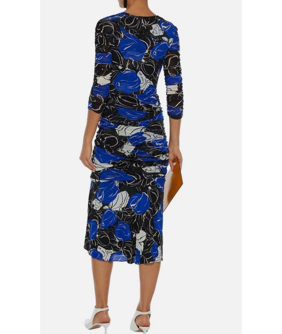 DIANE VON FURSTENBERG Мульти повседневное платье, фото 4