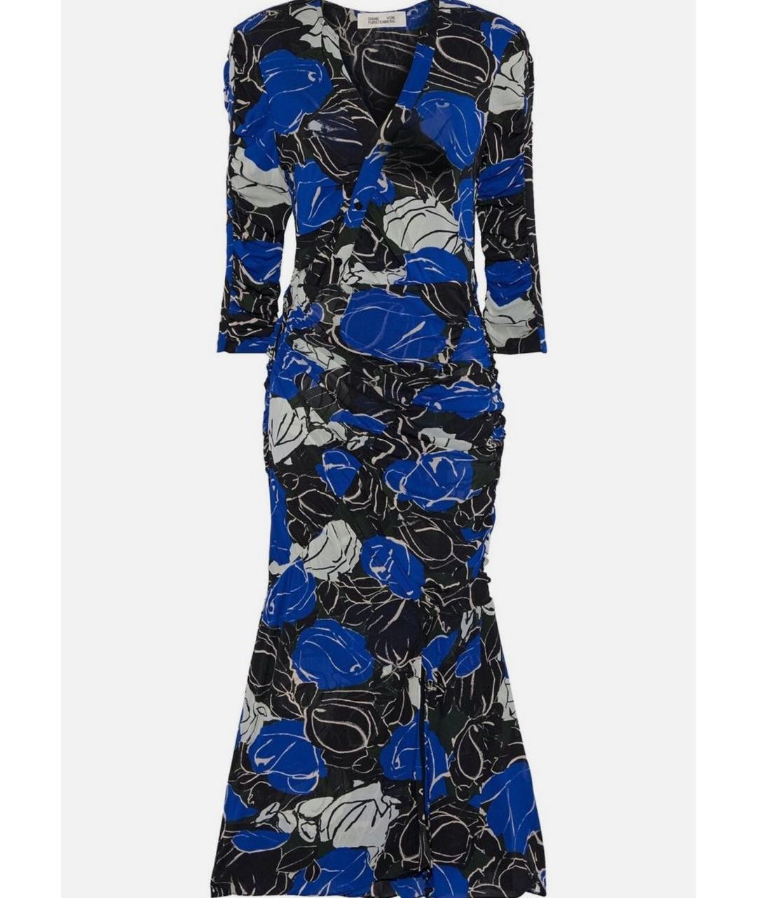 DIANE VON FURSTENBERG Мульти повседневное платье, фото 5