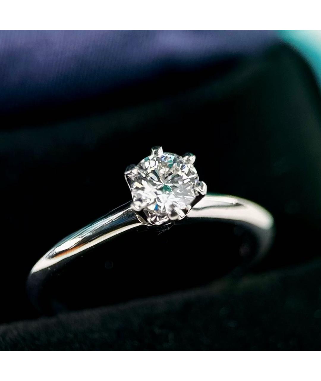 TIFFANY&CO Серебряное платиновое кольцо, фото 2