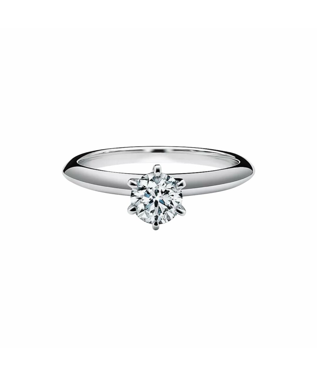 TIFFANY&CO Серебряное платиновое кольцо, фото 1