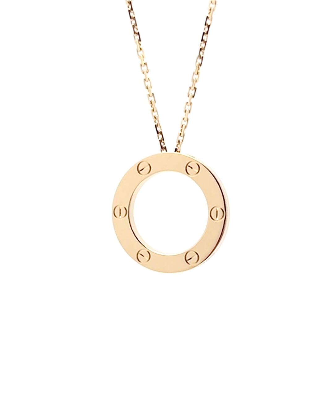 CARTIER Золотое колье из желтого золота, фото 1