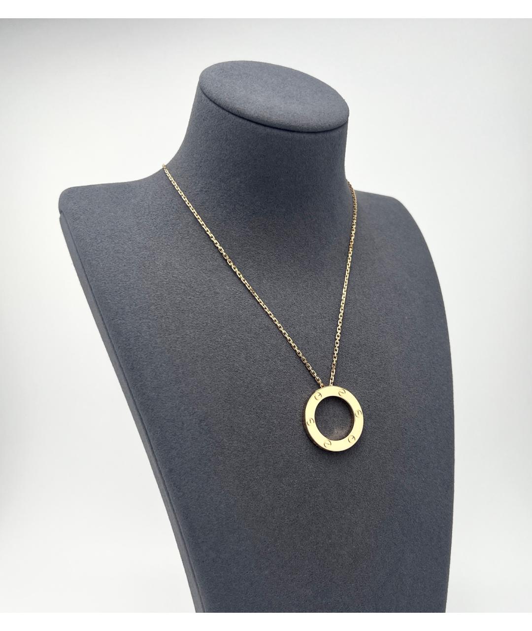 CARTIER Золотое колье из желтого золота, фото 2