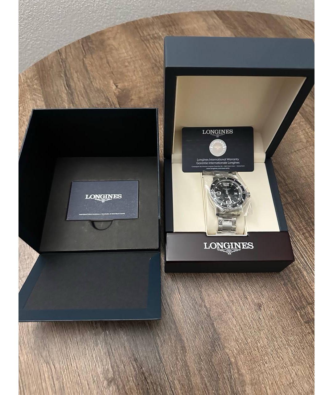 LONGINES Серебряные стальные часы, фото 4