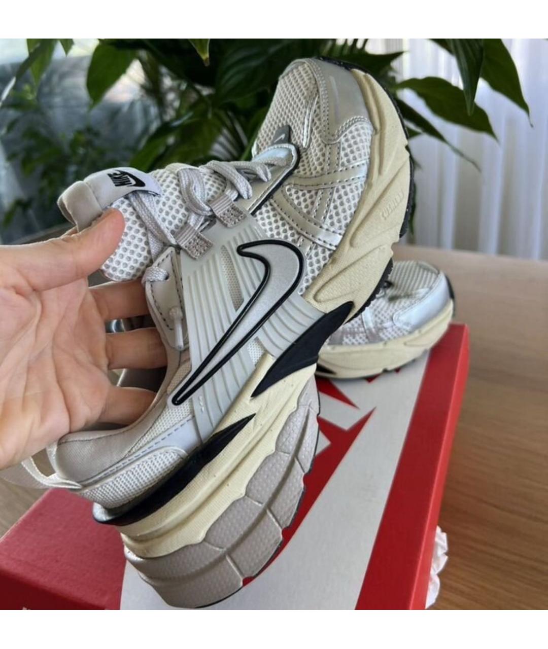 NIKE Серые текстильные кроссовки, фото 4