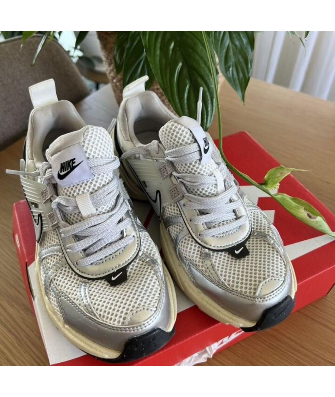 NIKE Серые текстильные кроссовки, фото 3