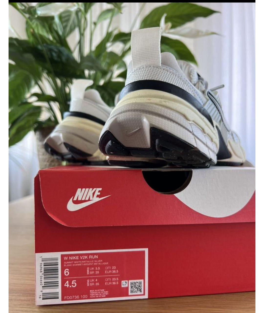 NIKE Серые текстильные кроссовки, фото 5