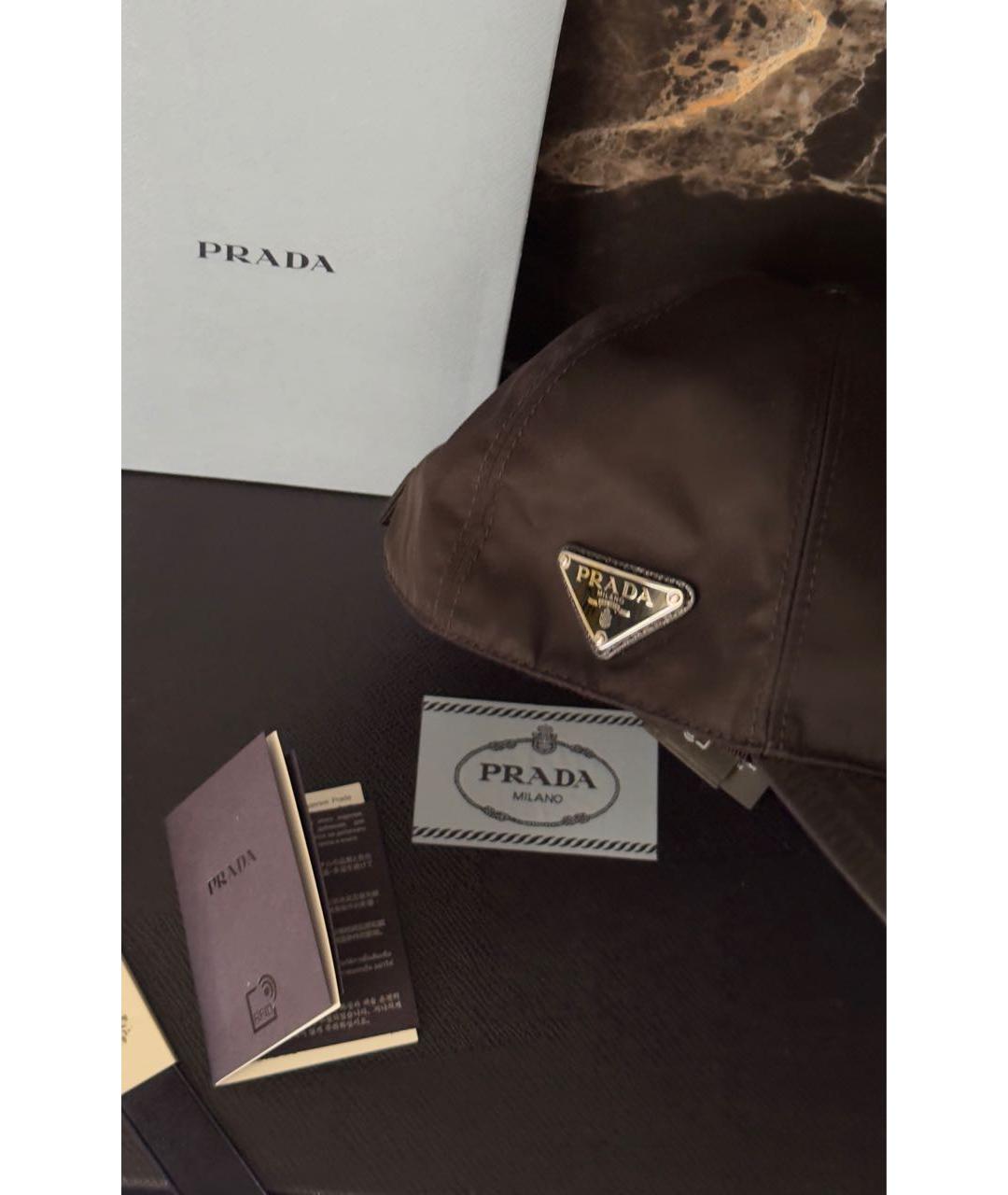 PRADA Черная кепка/бейсболка, фото 3