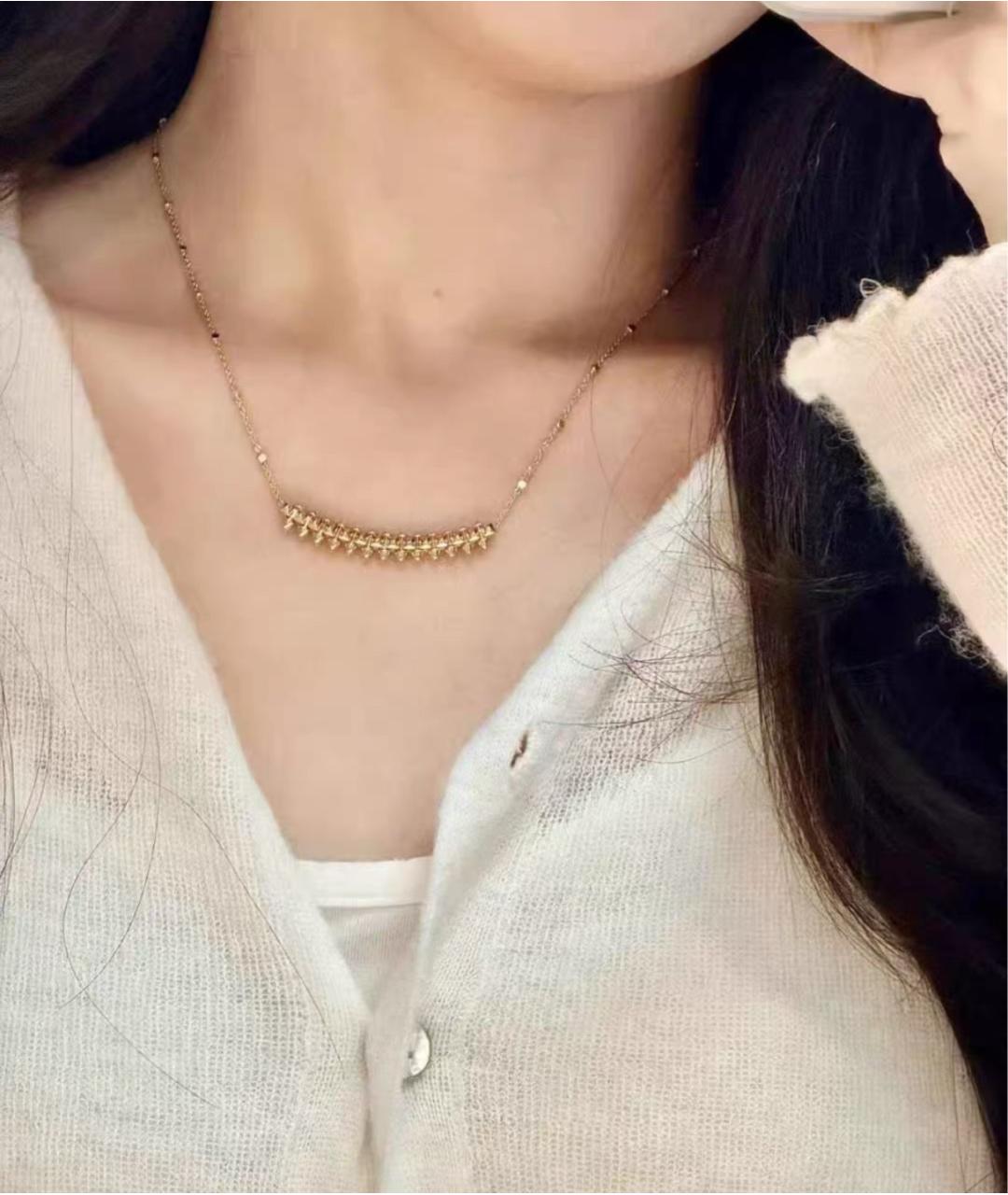 CARTIER Золотое колье из розового золота, фото 3