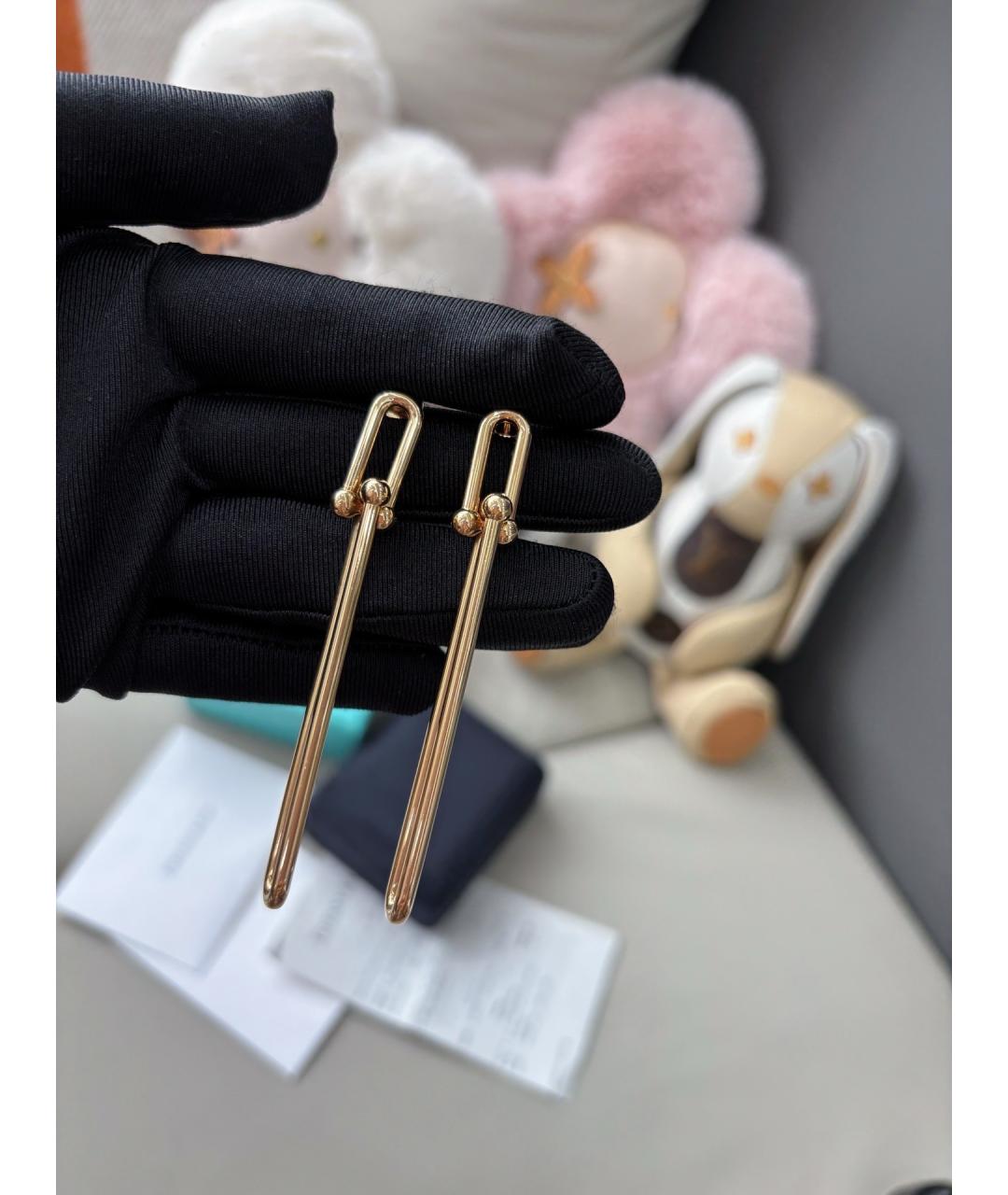 TIFFANY&CO Золотые серьги из розового золота, фото 5