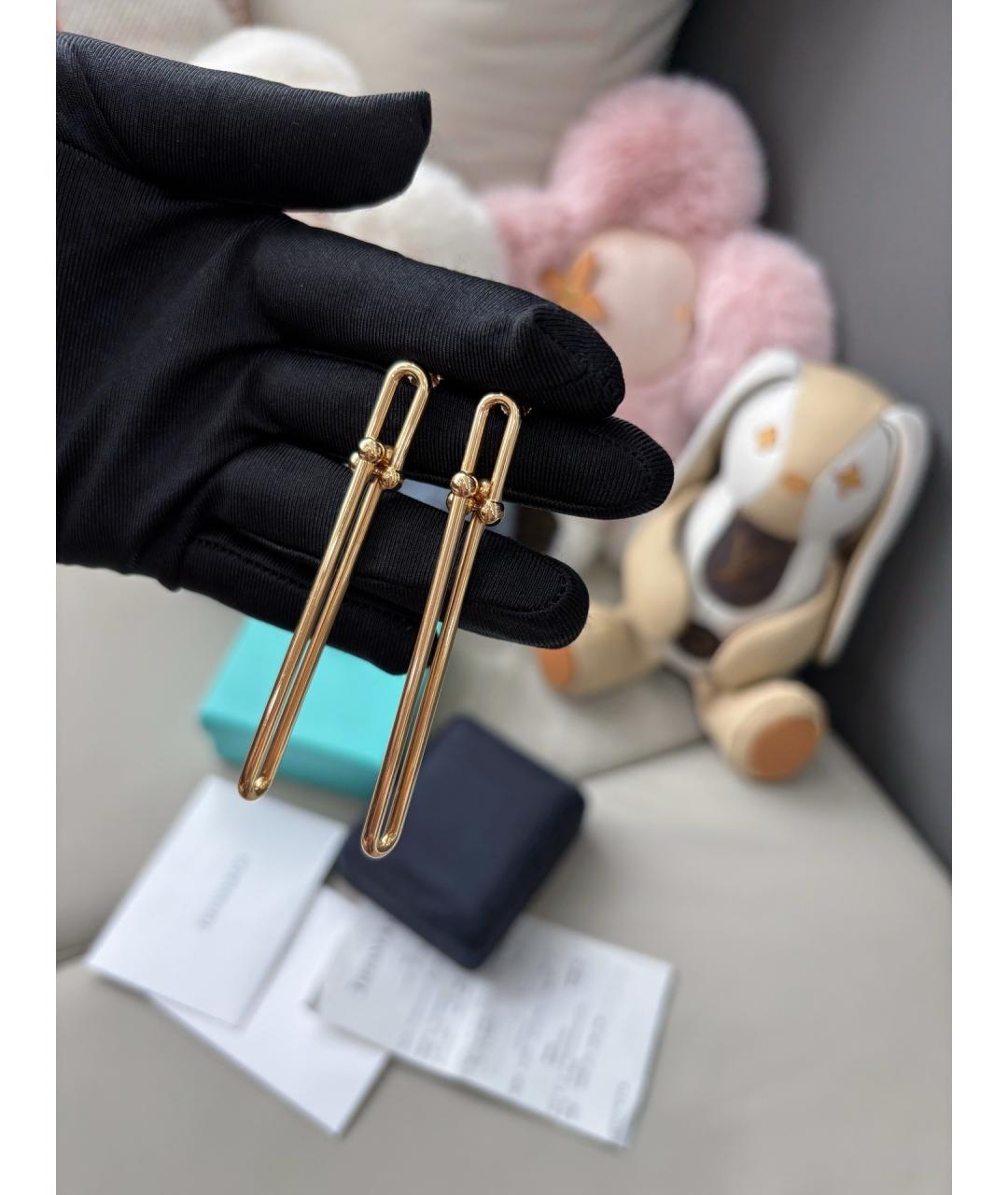 TIFFANY&CO Золотые серьги из розового золота, фото 6