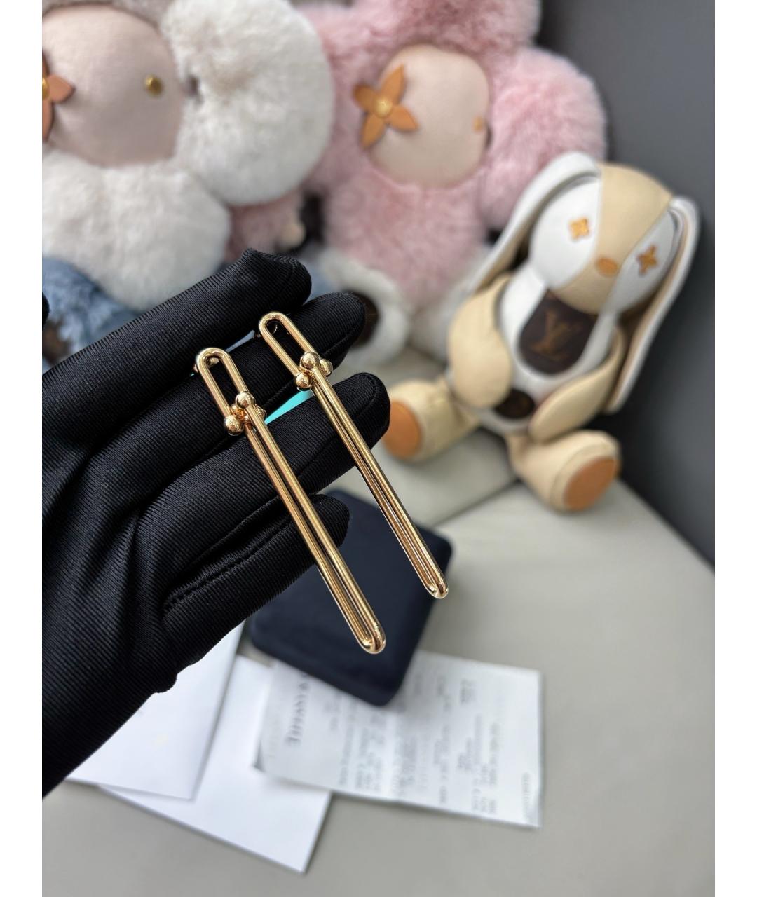 TIFFANY&CO Золотые серьги из розового золота, фото 2
