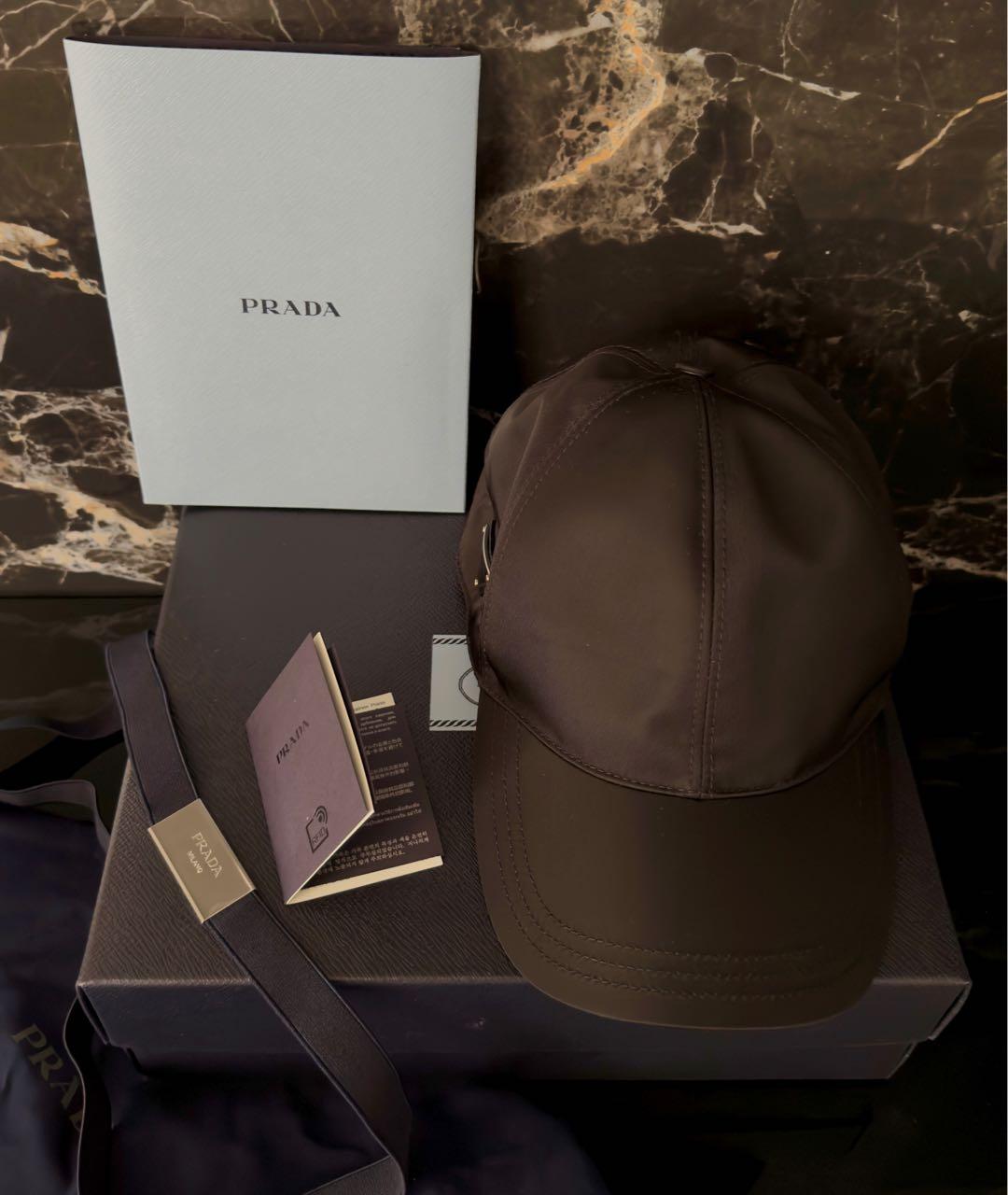 PRADA Черная кепка, фото 3
