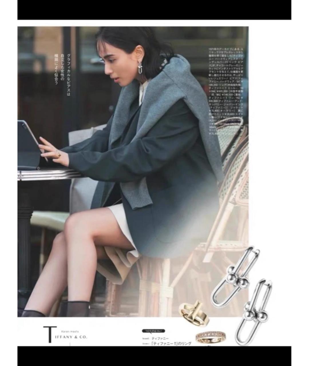 TIFFANY&CO Серебряные серебряные серьги, фото 3