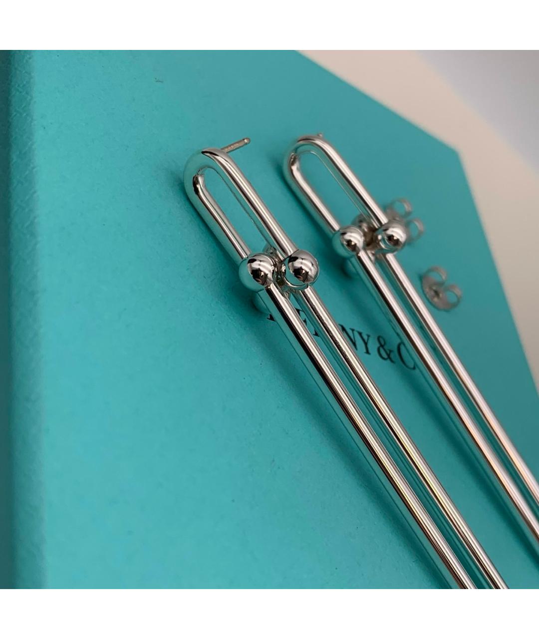 TIFFANY&CO Серебряные серебряные серьги, фото 6