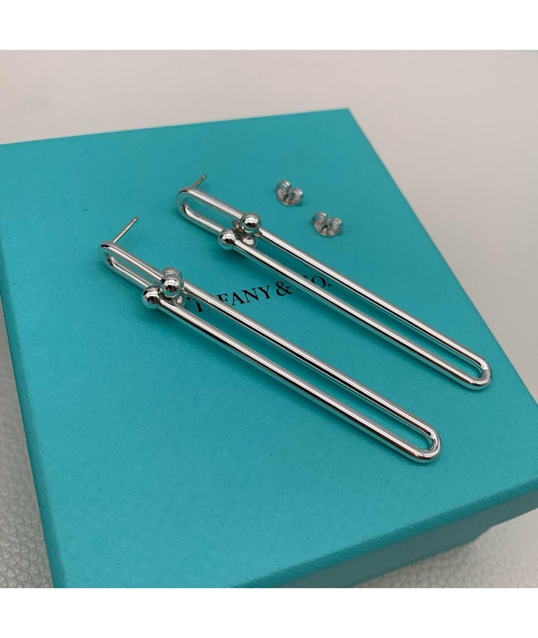 TIFFANY&CO Серебряные серебряные серьги, фото 4