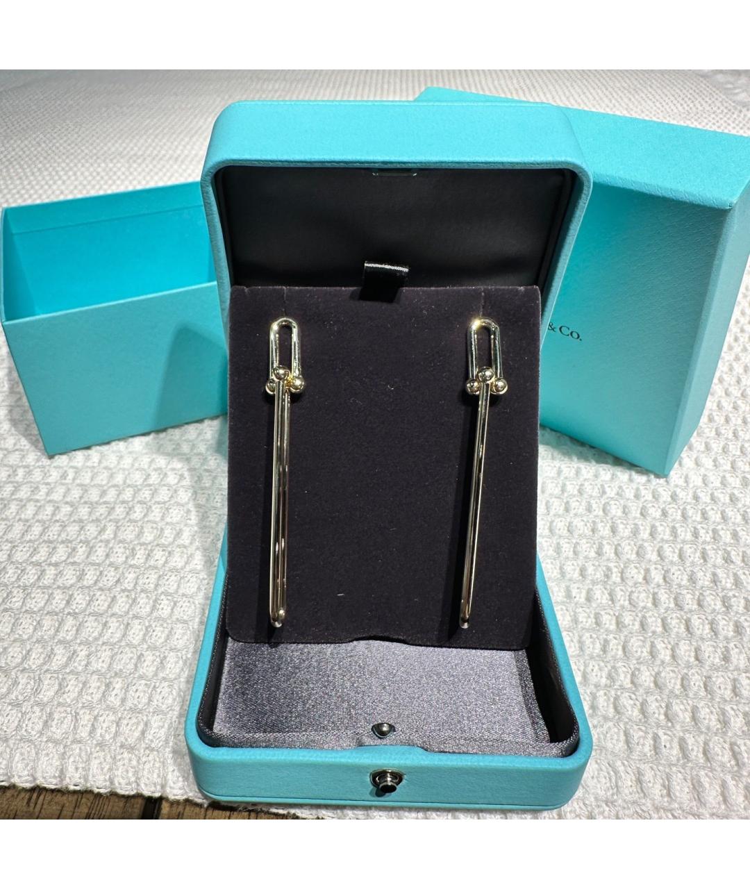 TIFFANY&CO Золотые серьги из желтого золота, фото 5