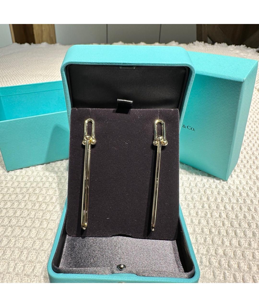 TIFFANY&CO Золотые серьги из желтого золота, фото 8