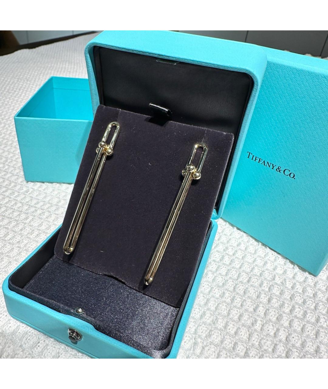 TIFFANY&CO Золотые серьги из желтого золота, фото 3