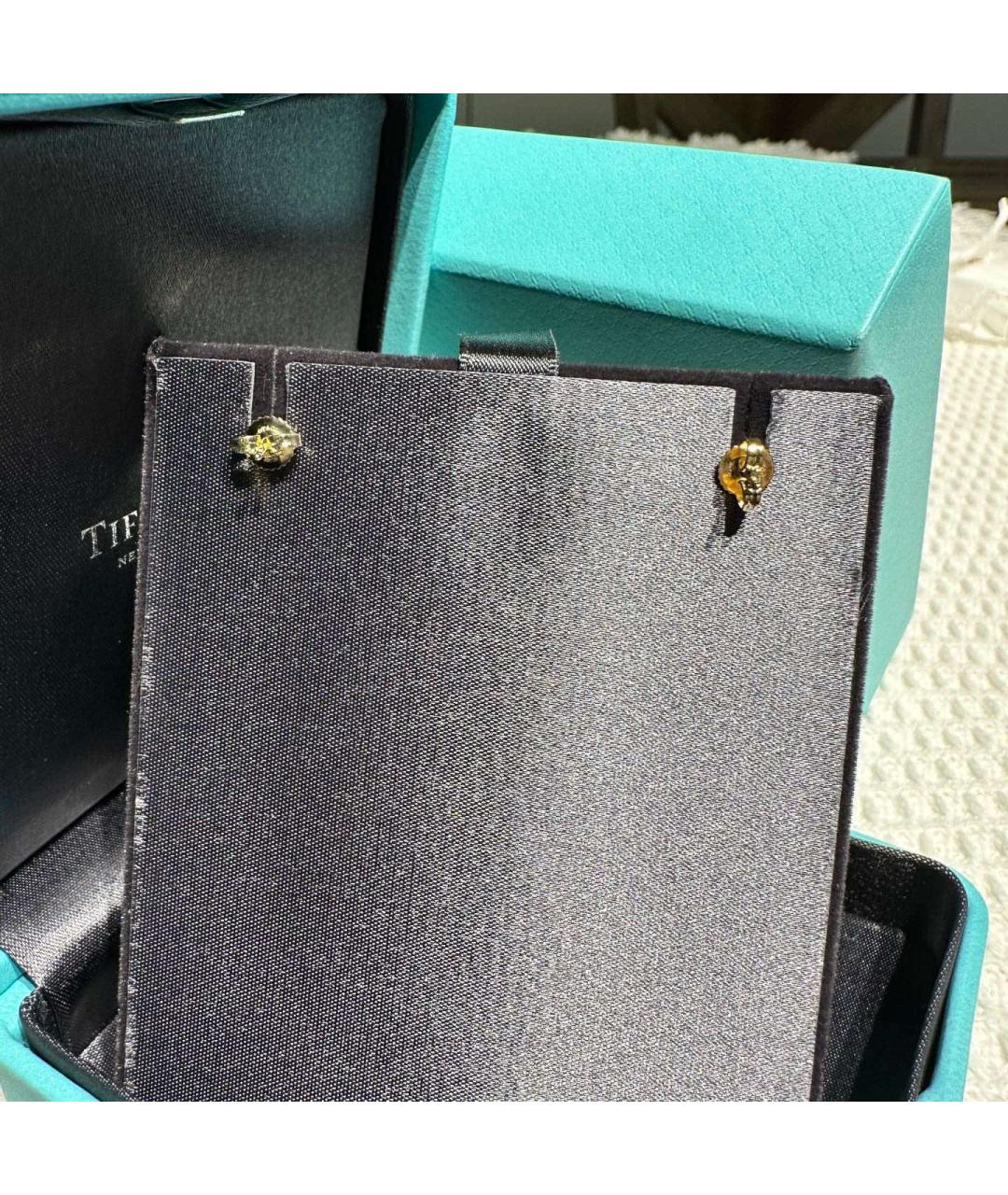 TIFFANY&CO Золотые серьги из желтого золота, фото 9