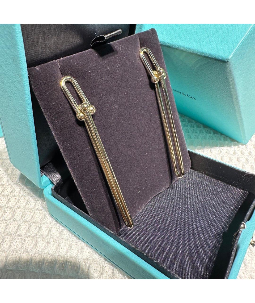 TIFFANY&CO Золотые серьги из желтого золота, фото 7