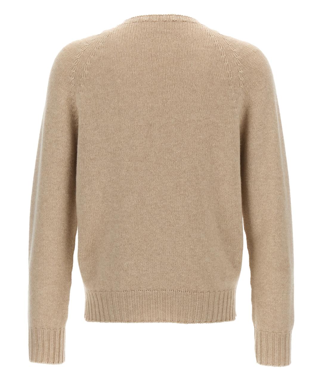 MA'RY'YA Бежевый шерстяной джемпер / свитер, фото 2