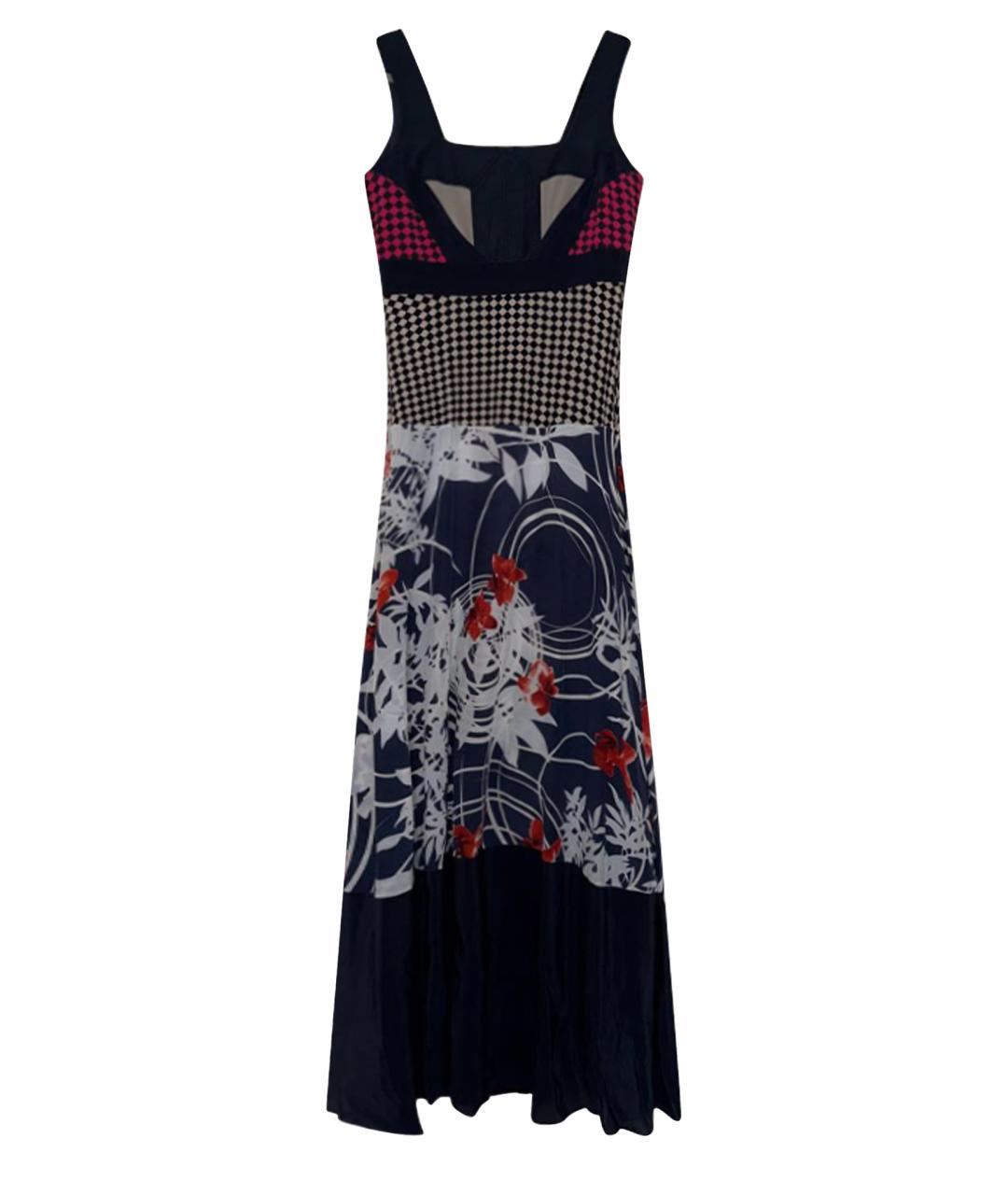 SPORTMAX Мульти шелковое вечернее платье, фото 1