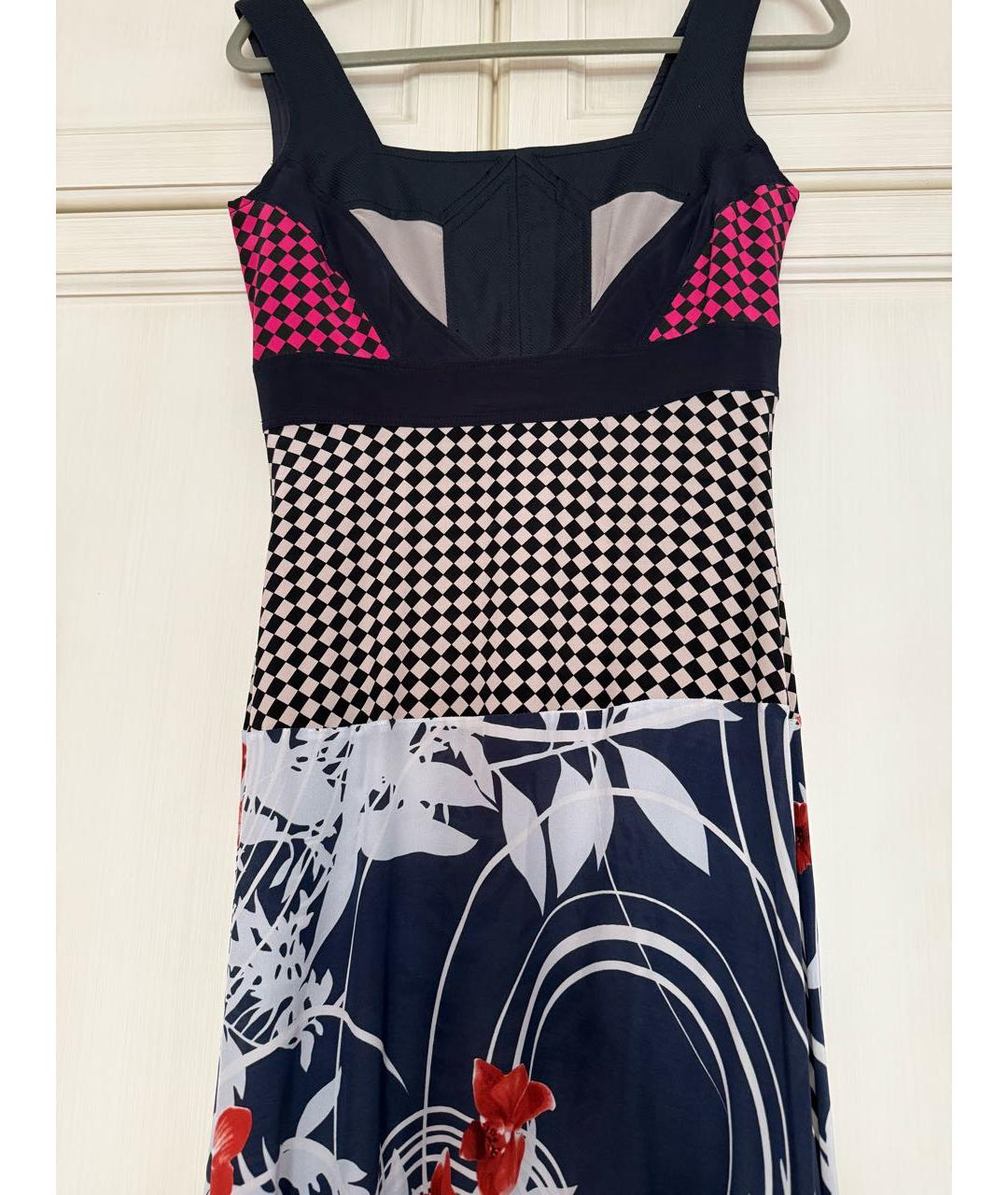 SPORTMAX Мульти шелковое вечернее платье, фото 3