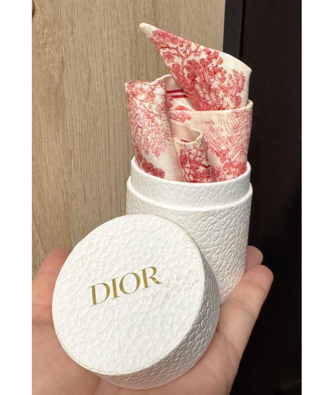 CHRISTIAN DIOR Мульти шелковый шарф, фото 4