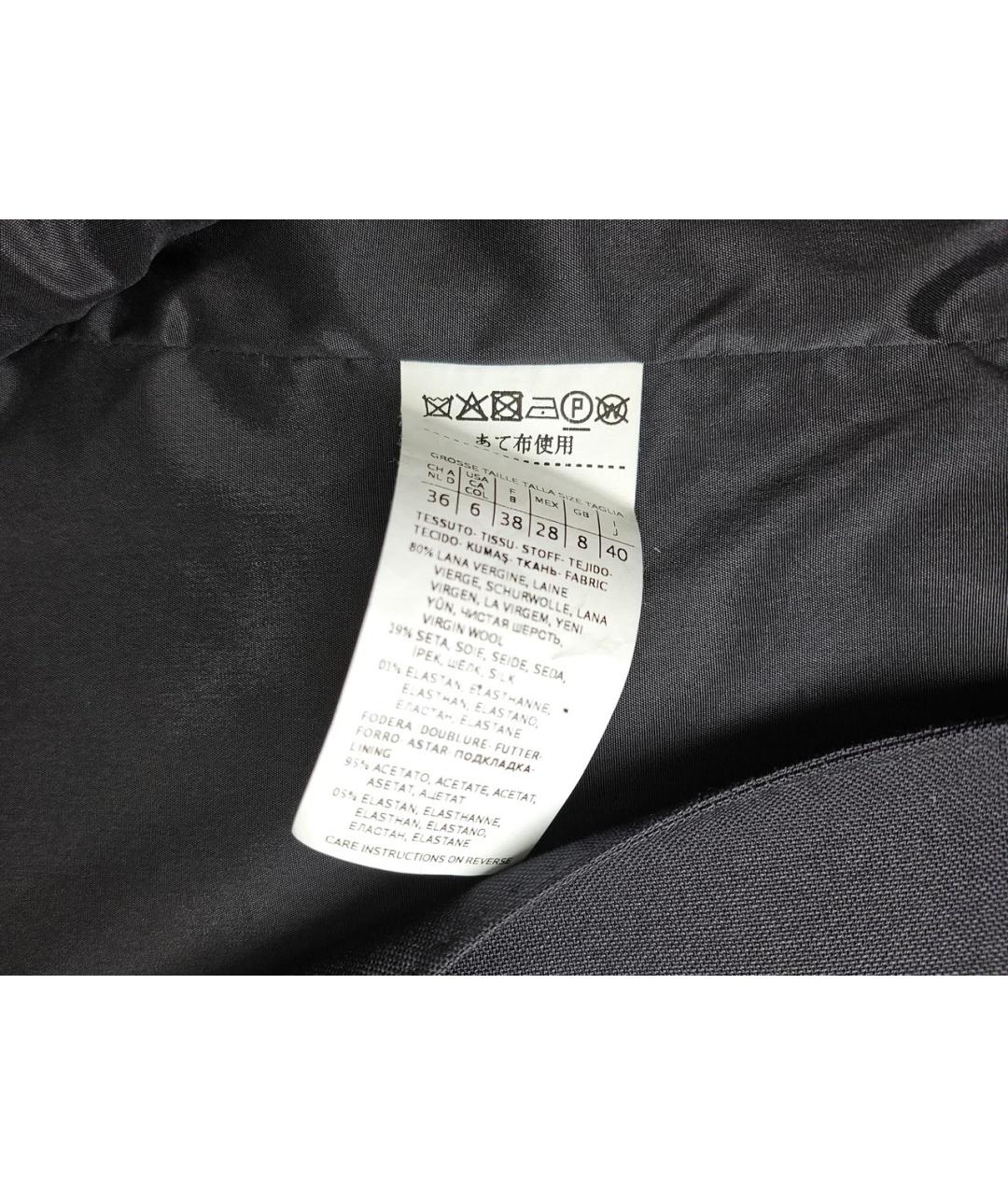 MAX MARA Синий шерстяной жакет/пиджак, фото 5